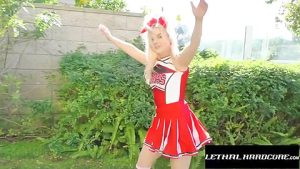 Horny Cheerleader Loves Getting Plowed Hard