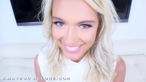 Athena Palomino: Blonde Beauty in POV Deepthroat Action