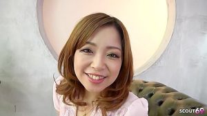 Point of View Blowjob with Japanese Redhead Teen